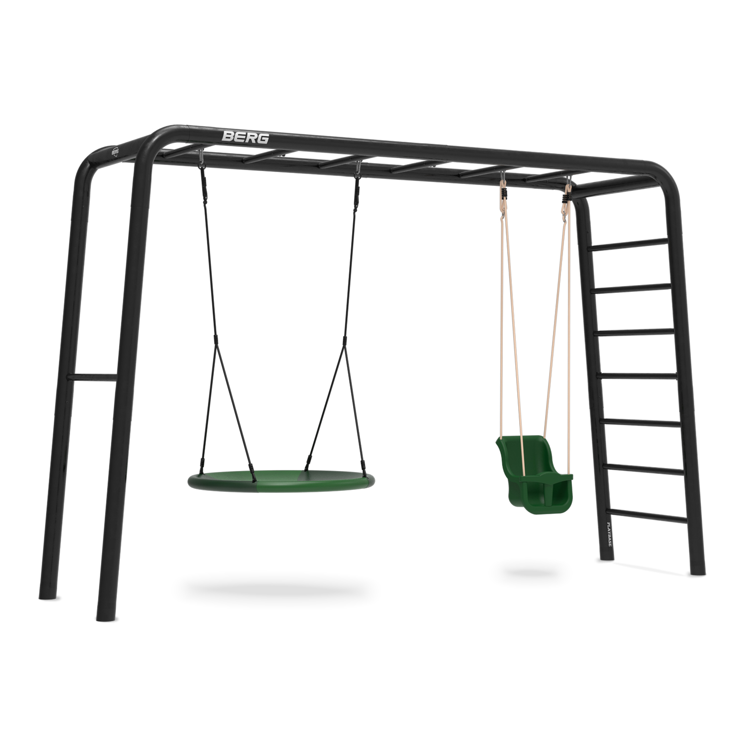 Brug BERG Playbase TL Large Legestativ med Babygynge og Sansegynge til en forbedret oplevelse