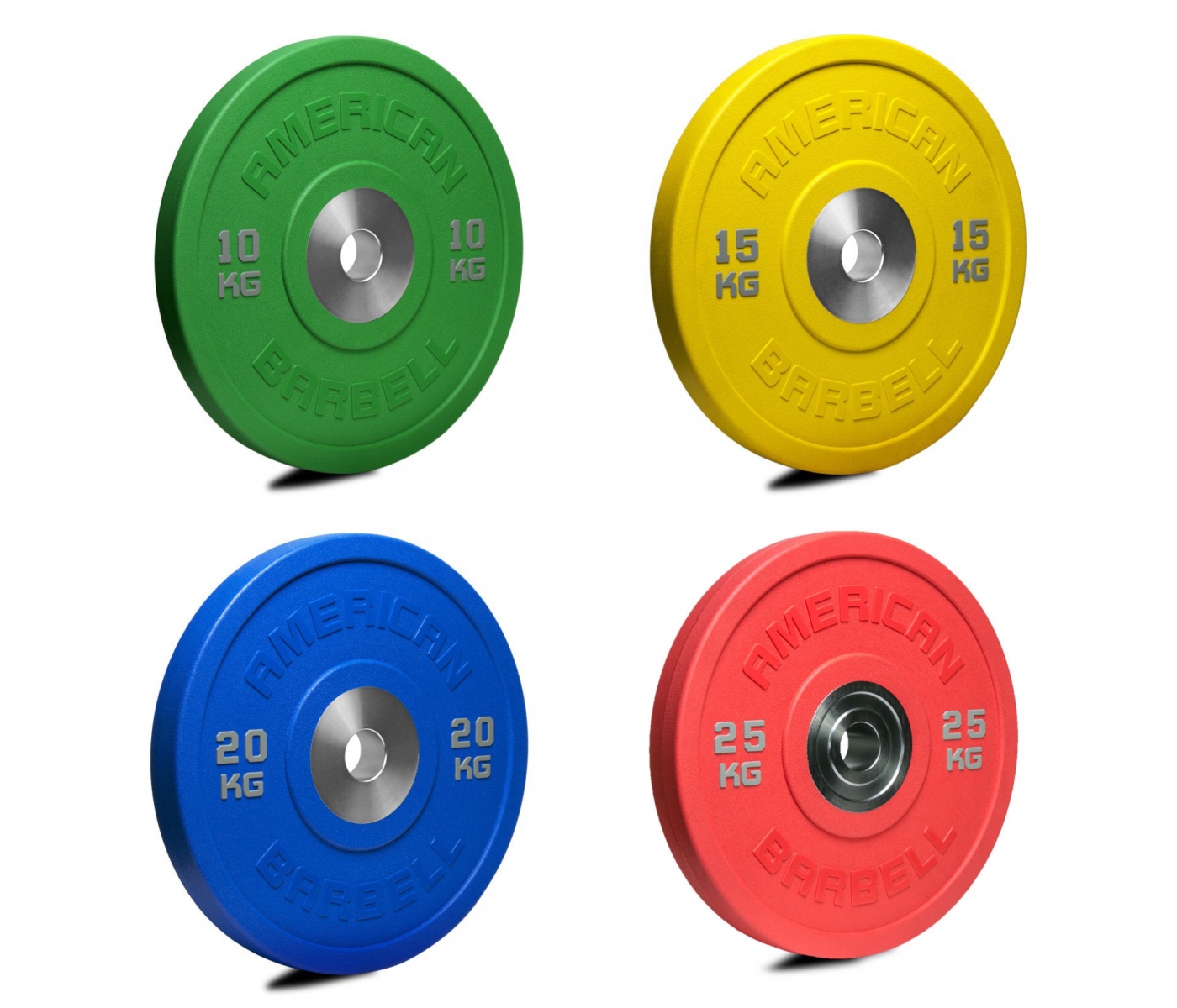 American Barbell Color Urethane Pro Series Bumper Plate 10 - 25 kg