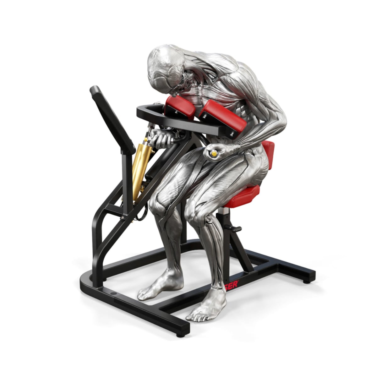 Keiser Air 250 Abdominal BLK Pwr