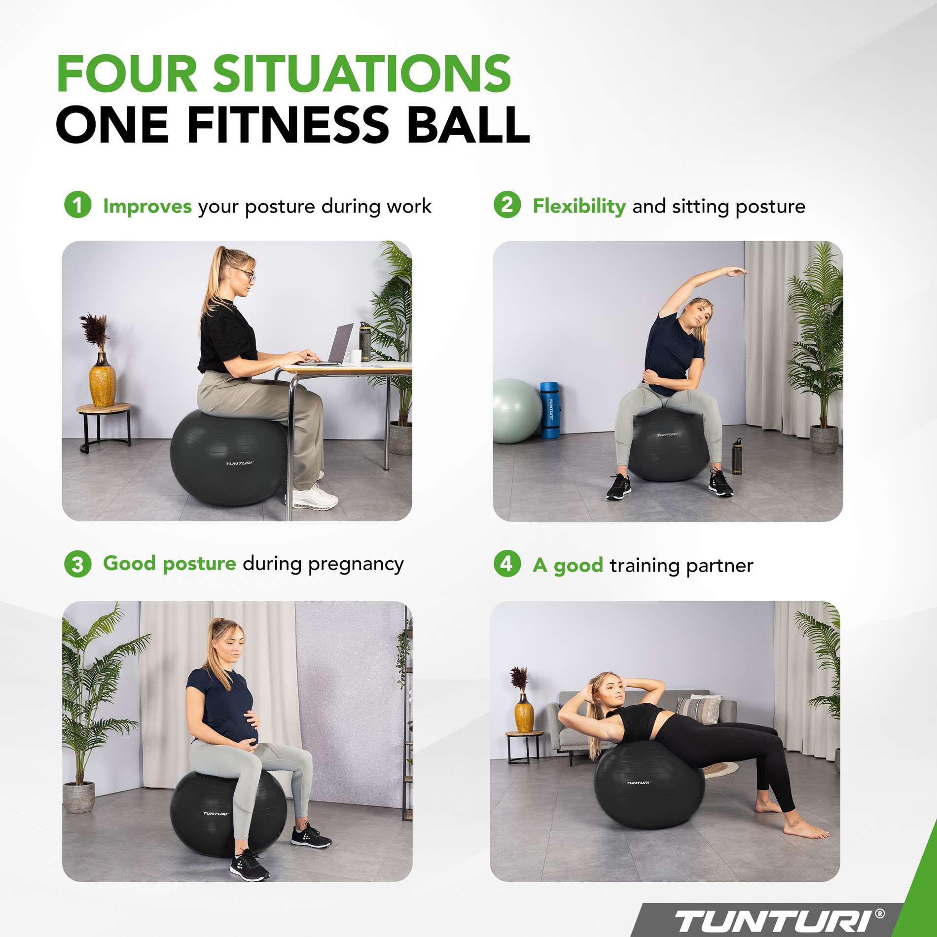 Tunturi Anti Burst Gym Bold - 90 cm