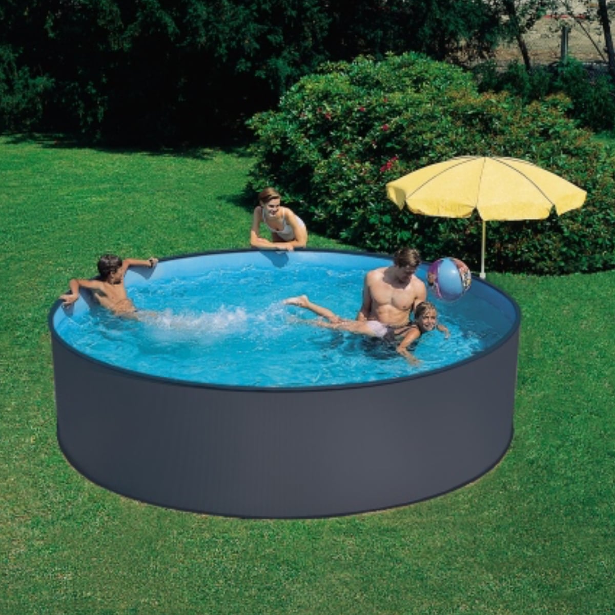 Brug SummerFun Basic Rund pool 4,5 x 1,2 m til en forbedret oplevelse