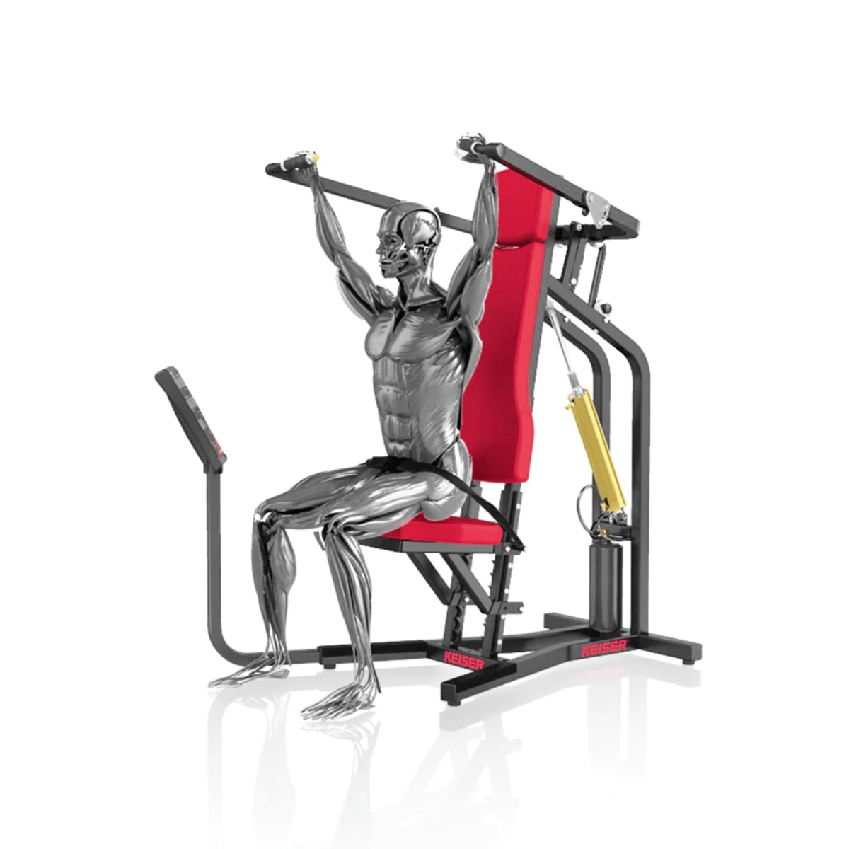 Keiser Air 250 Lat Pulldown BLK PWR