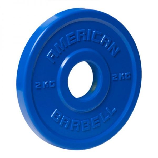 Brug American Barbell Urethane Fractional Bumper Plate 2 kg til en forbedret oplevelse