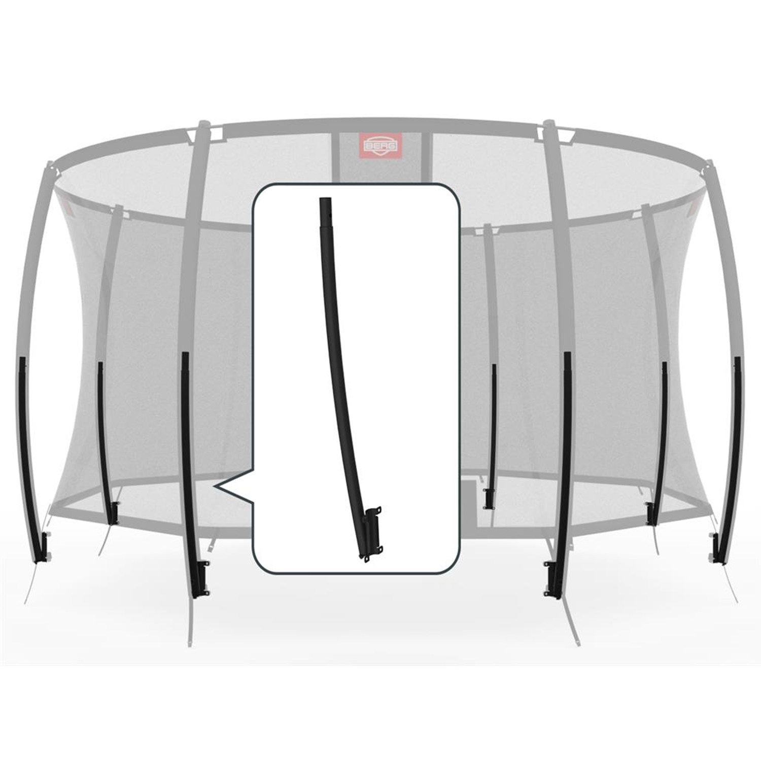 BERG Lower Tube Welded Safety net Deluxe