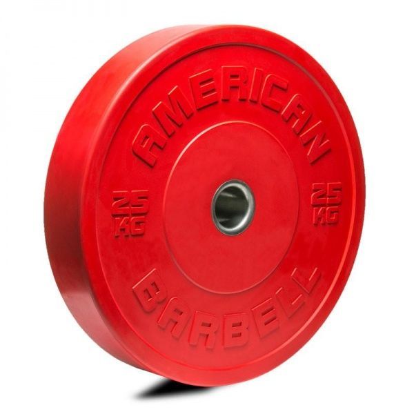 Brug American Barbell Color Sport Bumper Plate 25 kg til en forbedret oplevelse