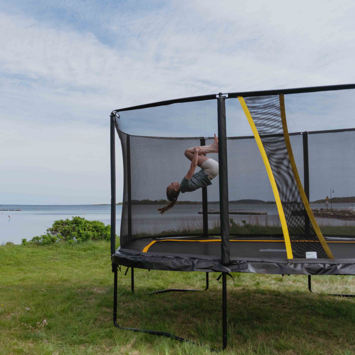 Jumpmaster Premium Fly 430 Rectangular Trampolin