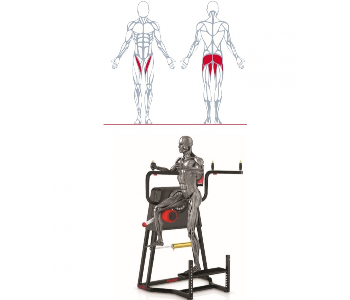 Keiser A250 Standing Hip 