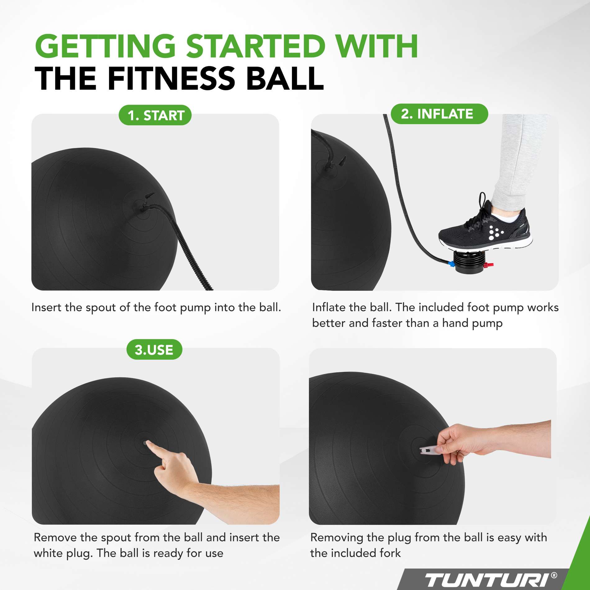 Tunturi Anti Burst Gym Bold - 90 cm